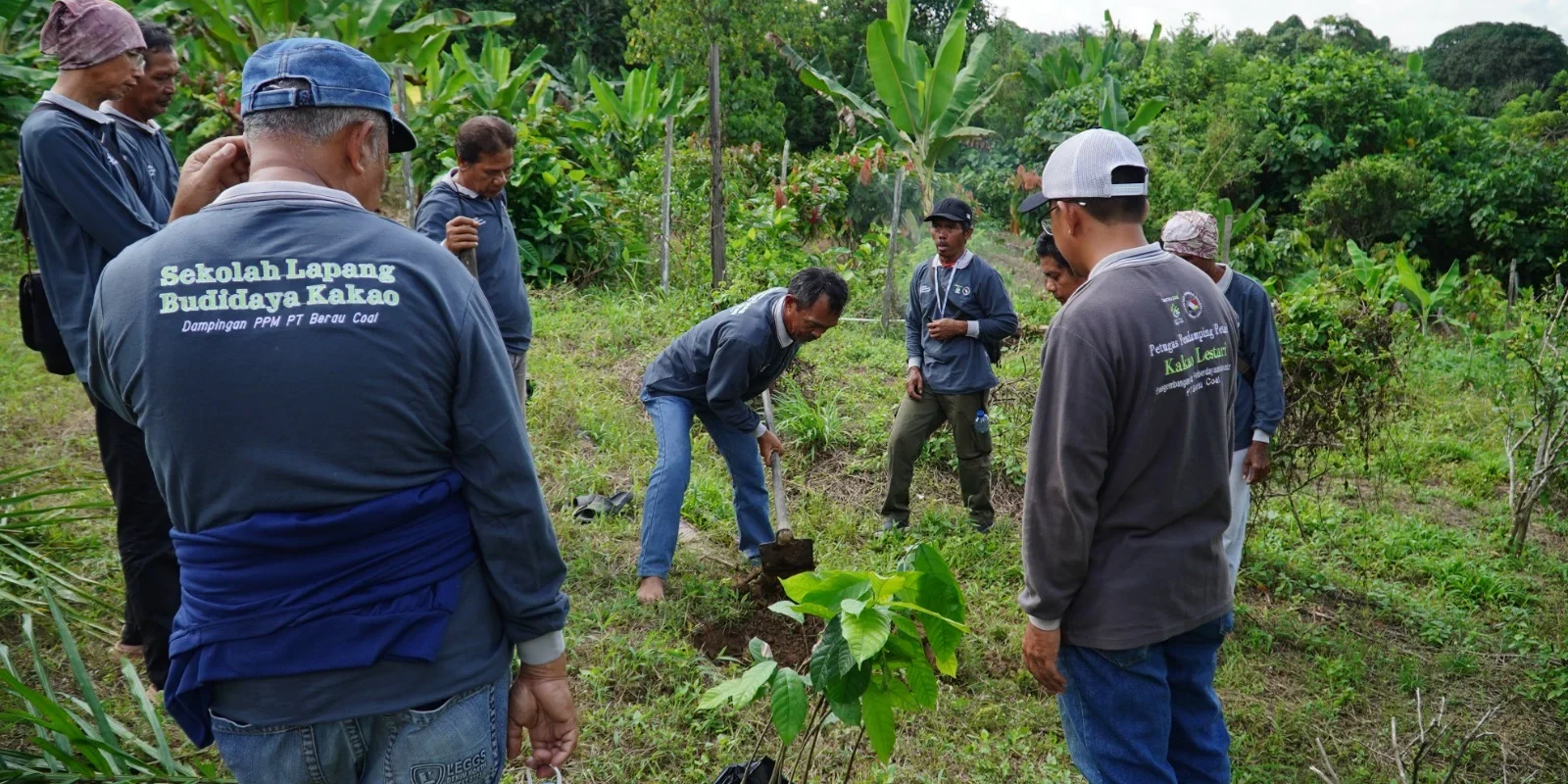 Program Sekolah Lapang yang digelar PT Berau Coal, beberapa waktu lalu.