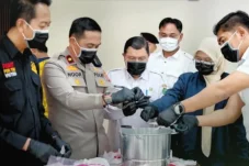 Polres Berau Musnahkan Hampir Setengah Kilogram Sabu, 13 Tersangka Terancam Hukuman Mati