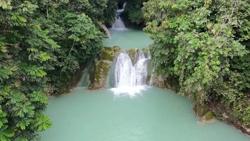 Wisata air terjun Nyalimah. (IST)