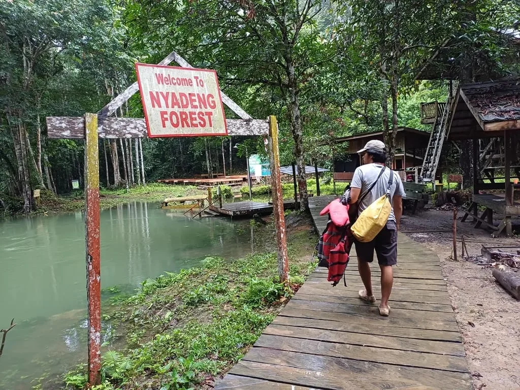 Danau Nyadeng di Kampung Merabu, Kecamatan Kelay. (IST)