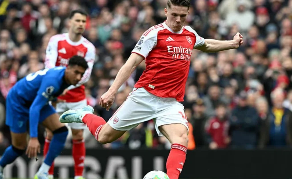 Viktor Gyokeres di Laga Liga Inggris Arsenal vs Bournemouth (arsenal.com)