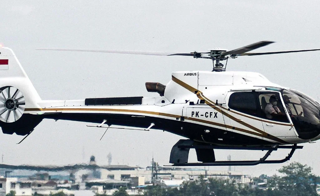 Helikopter dengan nomor PK-CFX (Instagram/@757spotter)