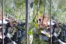 Helikopter Hilang Kontak di Kalbar Ditemukan Jatuh Kondisi Hancur Lebur