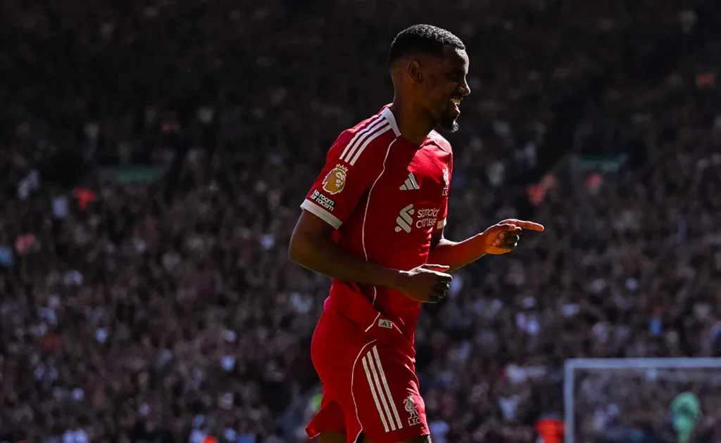 Alexander Isak di Laga Liverpool vs Crystal Palace (liverpoolfc.com)