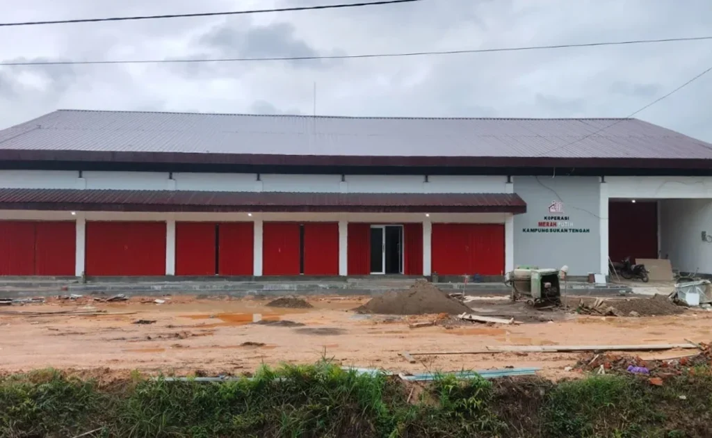 Kopdes Merah Putih di Kampung Sukan Tengah, Berau. (Zuhrie/BT)