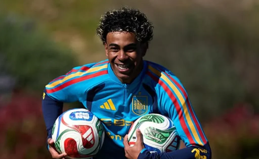 Lamine Yamal di Timnas Spanyol (Instagram/@sefutbal)