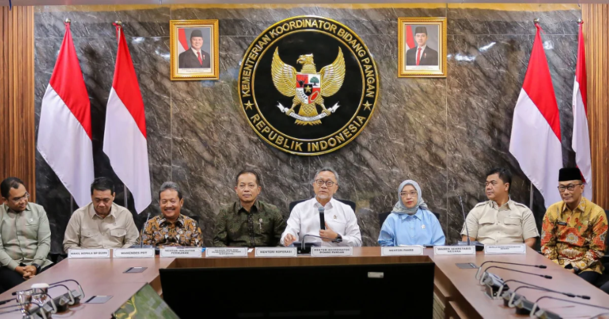 Konpers Menko Pangan (kemenkopangan.go.id)