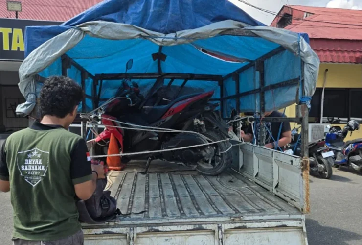 Kabur ke Kaltara Usai Curi Aerox di Berau, Pelaku Curanmor Ditangkap Polsek Tanjung Redeb