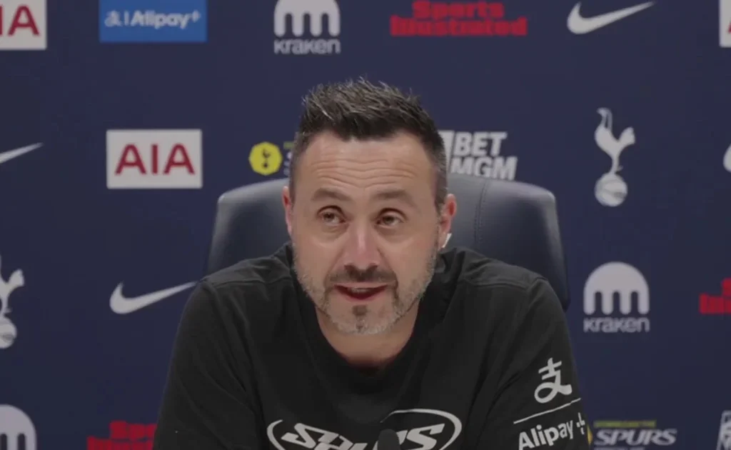 Pelatih Tottenham Hotspur Roberto de Zerbi (tottenhamhotspur.com)