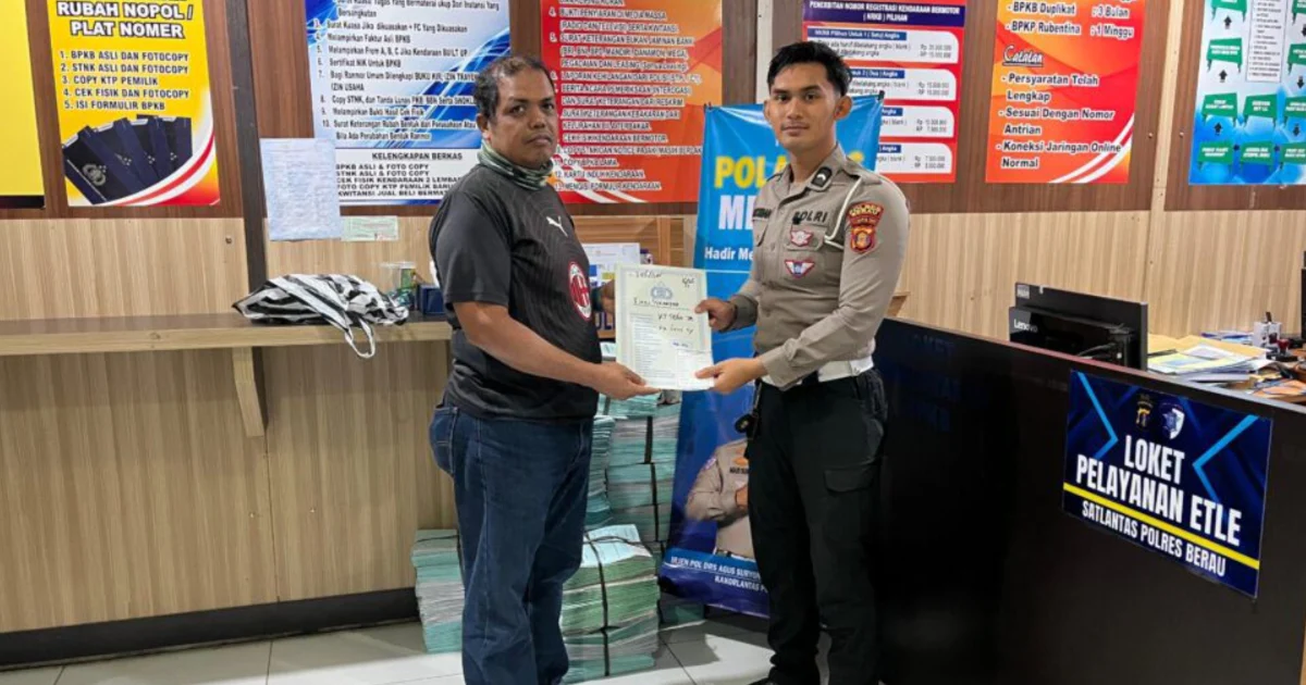 Tingkatkan Kesadaran Warga Bayar Pajak Kendaraan, Satlantas Polres Berau Gencarkan Edukasi