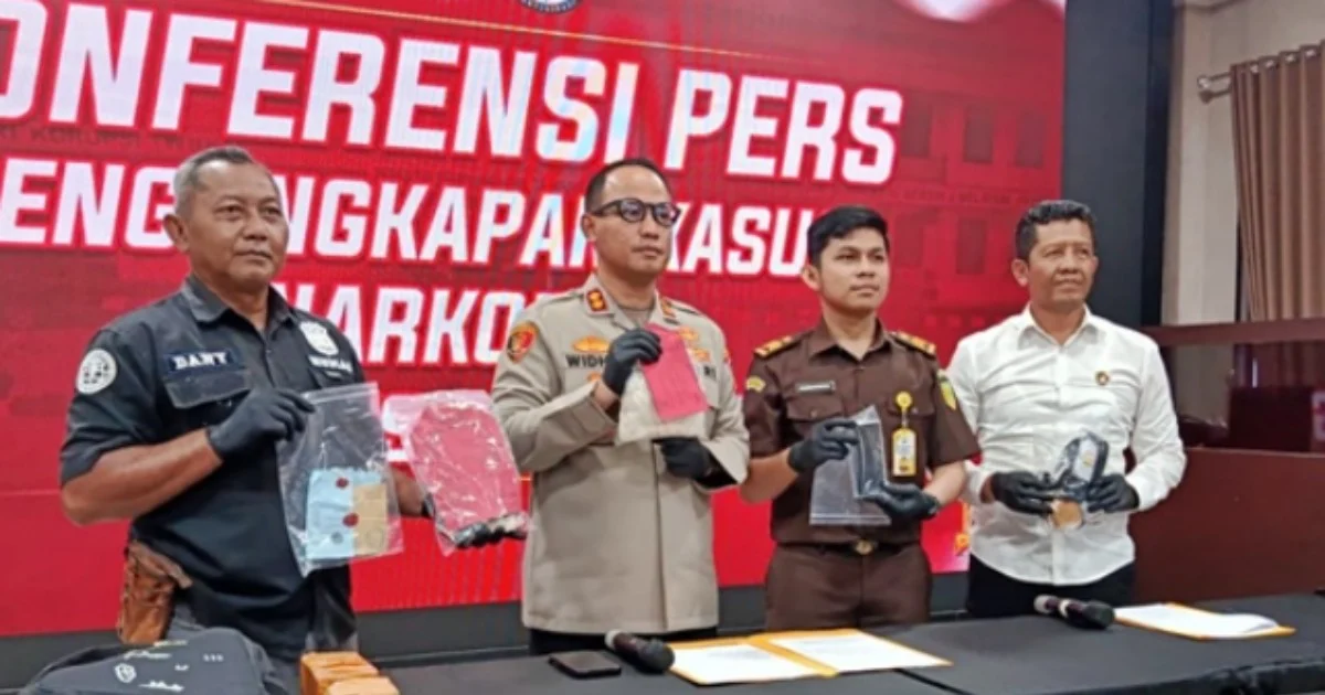 Tragis! Dua Pelajar SMK di Bontang Nekat Jadi Kurir Sabu 854 Gram, Terancam 20 Tahun Penjara