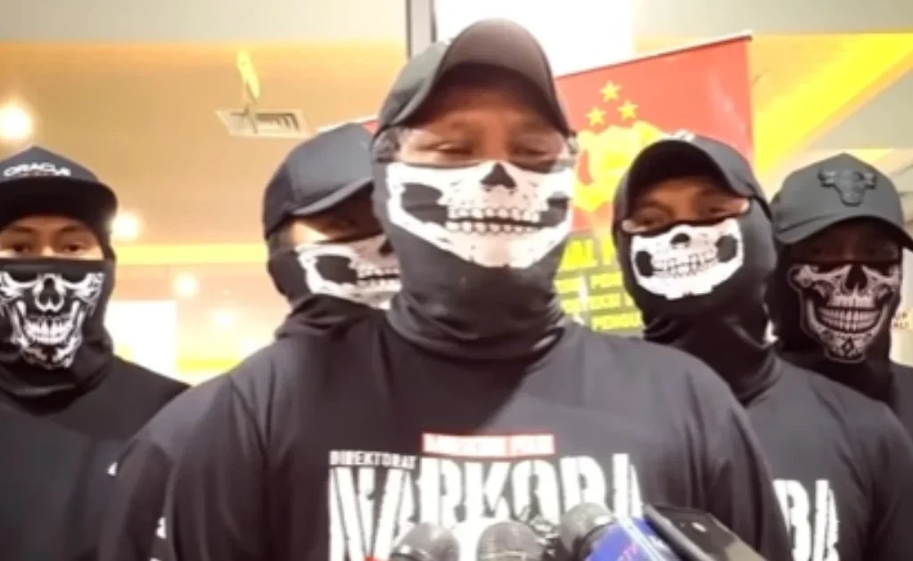 Personel Dittipidnarkoba Bareskrim Polri. (instagtam/@dittipid_narkoba_bareskrim)