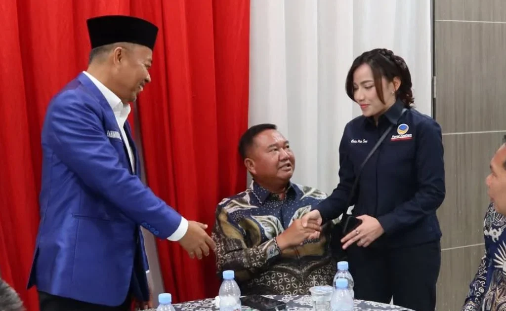 Pertemuan Ketua DPW NasDem Kaltim Celni Pita Sari, dengan politisi di DPRD Kaltim di acara Symphoni PAN beberapa waktu lalu. (instagram/@celni_pita_sari)