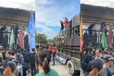 Aliansi Rakyat Kaltim Kepung Kantor DPRD, Tuntut Realisasi Hak Angket