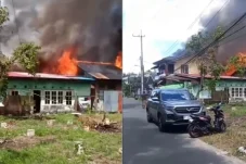 Breaking News! Si Jago Merah Lalap Rumah Lantai 2 di Balikpapan Kaltim