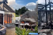 Kebakaran di Balikpapan Kaltim, 3 Rumah Jadi Arang, Satu Korban Meninggal Dunia