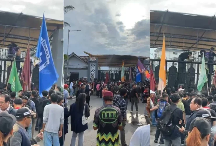ARAK Rangsek ke Halaman Kantor DPRD Kaltim, Tunggu Keputusan Hak Angket