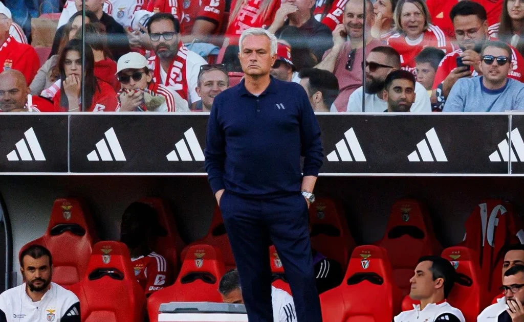 Pelatih Benfica Jose Mourinho. (x/@MourinhoPics)
