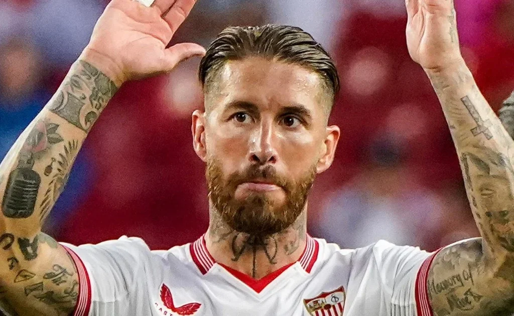 Sergio Ramos saat bermain untuk Sevilla. (x/@SergioRamos)