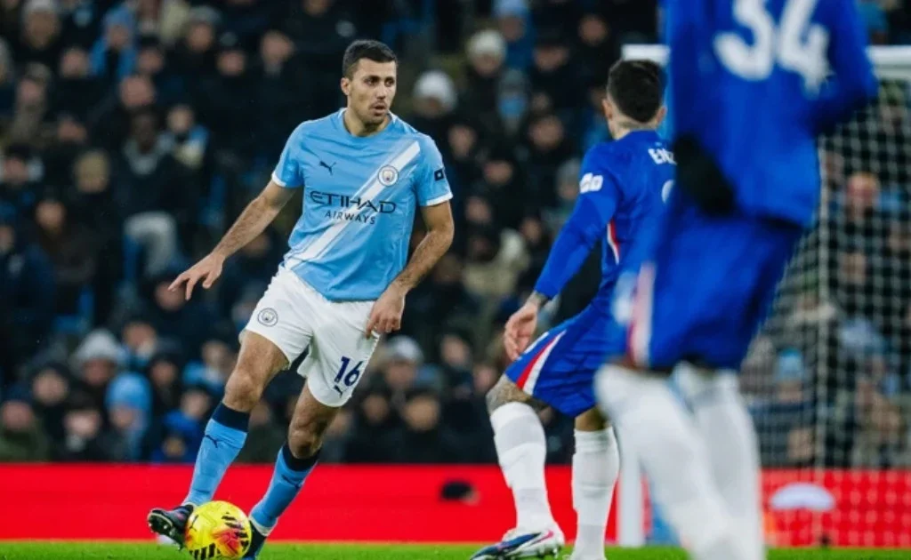Gelandang Manchester City Rodri. (id.mancity.com)