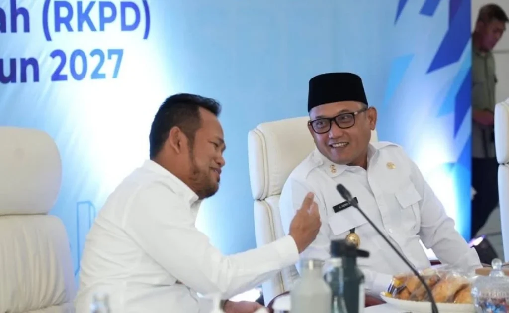 Gubernur Kaltim Rudy Mas'ud bersama wakilnya Seno Aji. (instagram/@pemprov_kaltim)