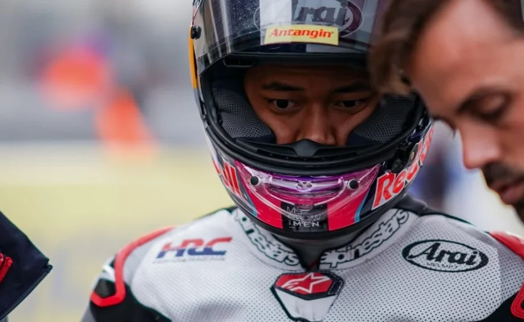 Pembalap asal Indonesia di Moto3, Veda Ega Pratama. (instagram/@veda_54)
