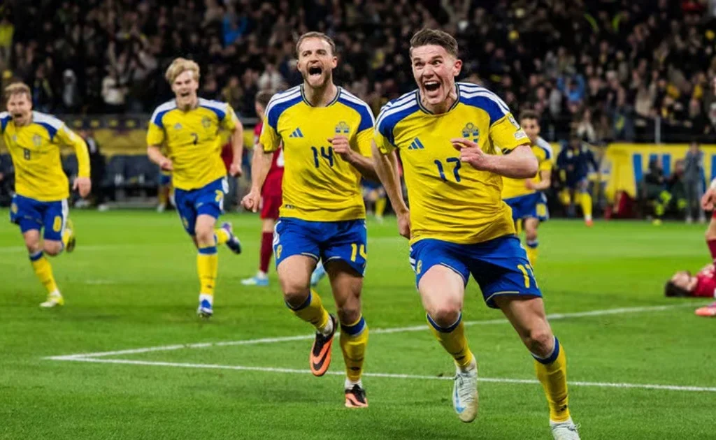 Penyerang Swedia Viktor Gyokeres (17). (svenskfotboll.se)