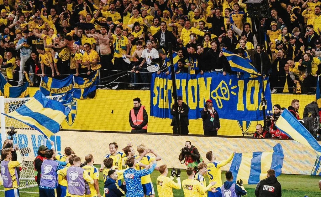 Skuad timnas Swedia. (facebook/Svensk fotboll)
