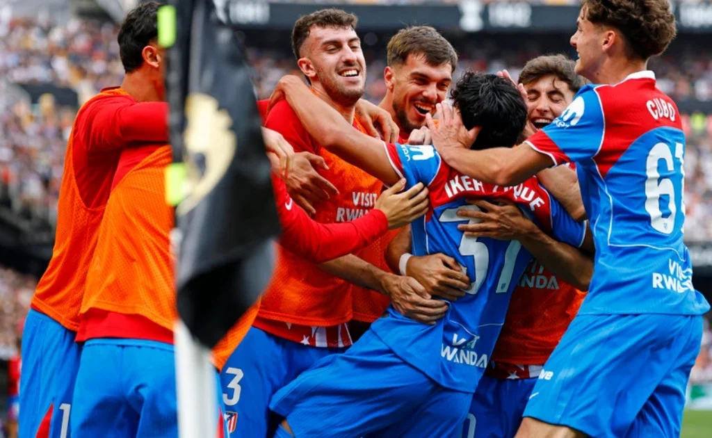Selebrasi skuad Atletico Madrid. (atleticodemadrid.com)