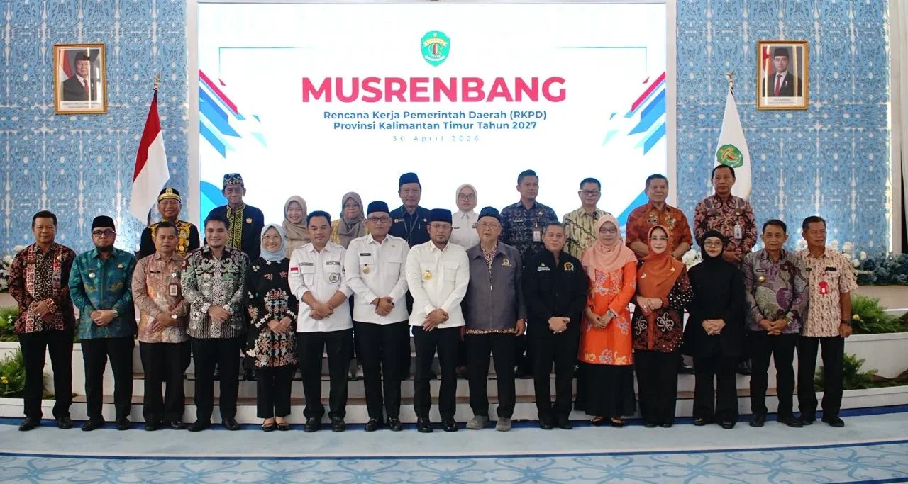 Musyawarah Perencanaan Pembangunan (Musrenbang) 2027 tingkat Provinsi Kalimantan Timur yang digelar pada Kamis (30/4/2026).