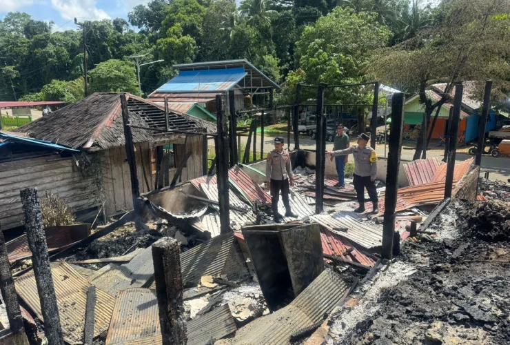 Kerugian Capai Rp150 Juta, Kebakaran di Biatan Bapinang Dipicu Korsleting Listrik 