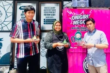 UMKM Onigiri Berau Naik Kelas, Terbantu Fasilitas HKI hingga Sertifikasi Halal Gratis