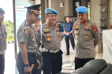 Propam Polda Kaltim Sidak Polres Berau, Ratusan Personel Diperiksa Tes Urine hingga Senpi
