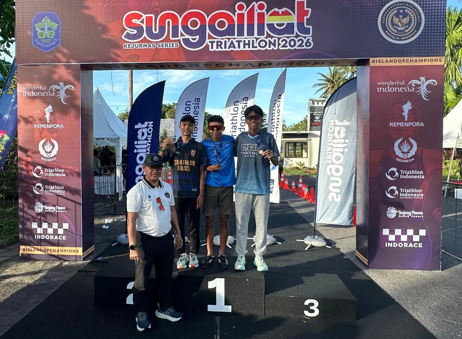 Kejurnas Triathlon 2026 Jadi Panggung Atlet Berau, Sumbang Perak dan Perunggu untuk Kaltim