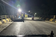Minggu Ini Selesai, Perbaikan Sambungan Jembatan Gunung Tabur Segera Tuntas