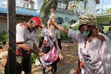 Kurban 12 Ekor Sapi, 1.300 Paket Daging Disalurkan Pengurus Masjid Jami Al Mujaahadah