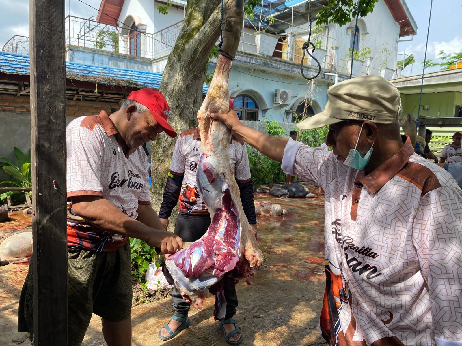 Kurban 12 Ekor Sapi, 1.300 Paket Daging Disalurkan Pengurus Masjid Jami Al Mujaahadah