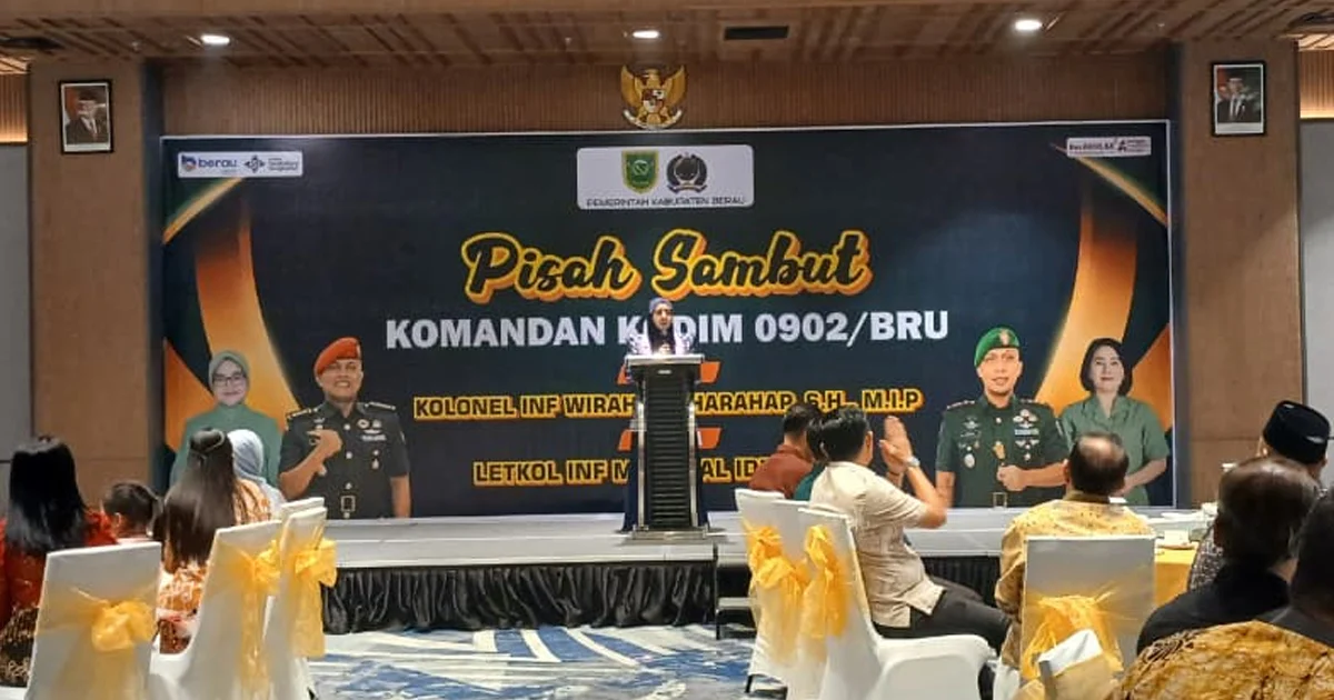 Letkol Muhammad Faisal Jabat Dandim 0902/Bru, Bupati Sri Jurniarsih Ajak Jaga Stabilitas Berau