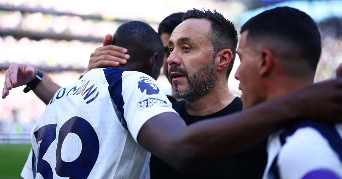 Tottenham Selamat dari Degradasi Liga Inggris, Roberto de Zerbi Minta Pemainnya Tak Liburan