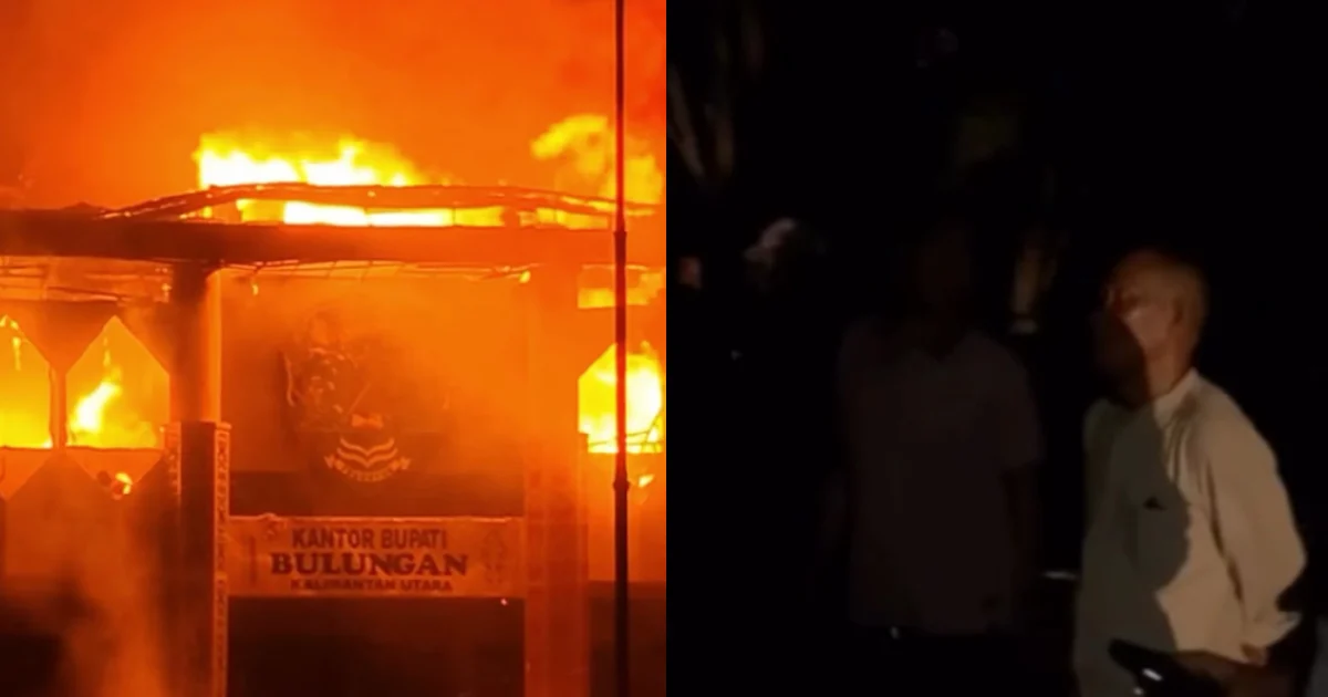 Kantornya Hangus Terbakar, Bupati Bulungan Syarwani: Innalillahi