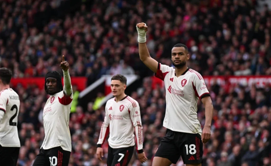 Selebrasi Cody Gakpo di Laga Liga Inggris Manchester United vs Liverpool (liverpoolfc.com)