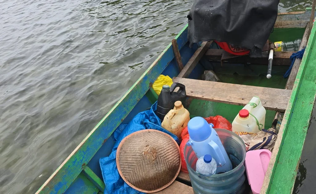 Pencarian Suriansyah, nelayan asal Kampung Batu Putih yang hilang di sekitar hutan mangrove, Minggu (24/5/2026). (Ist)
