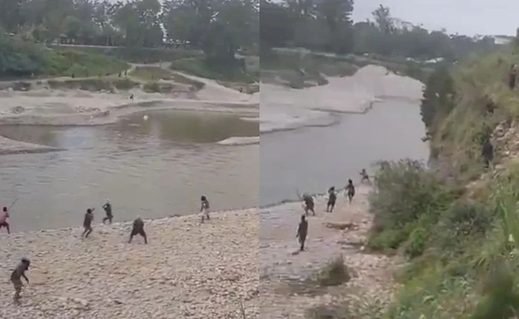 Perang suku terjadi Wamena, Papua Pegunungan (X/@__PASMANTAP)