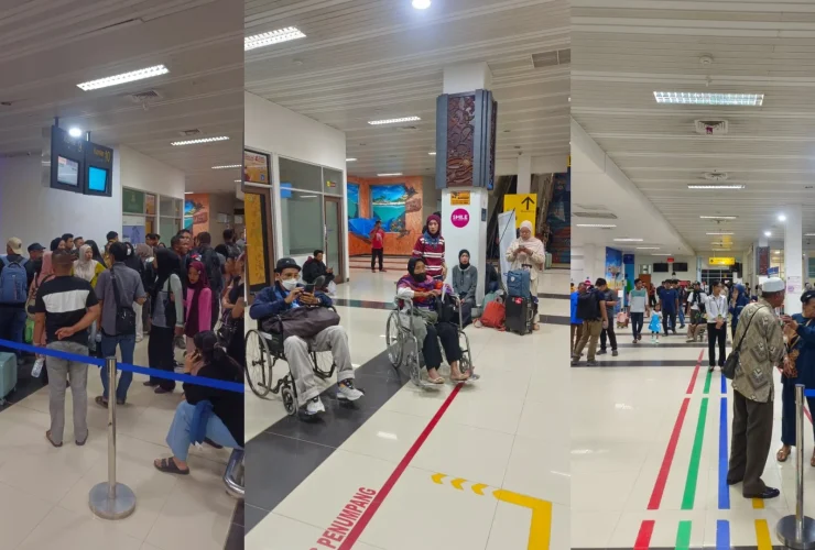 Sriwijaya Air Batal Terbang Usai Delay 12 Jam, Puluhan Penumpang Ngamuk di Bandara Kalimarau Berau