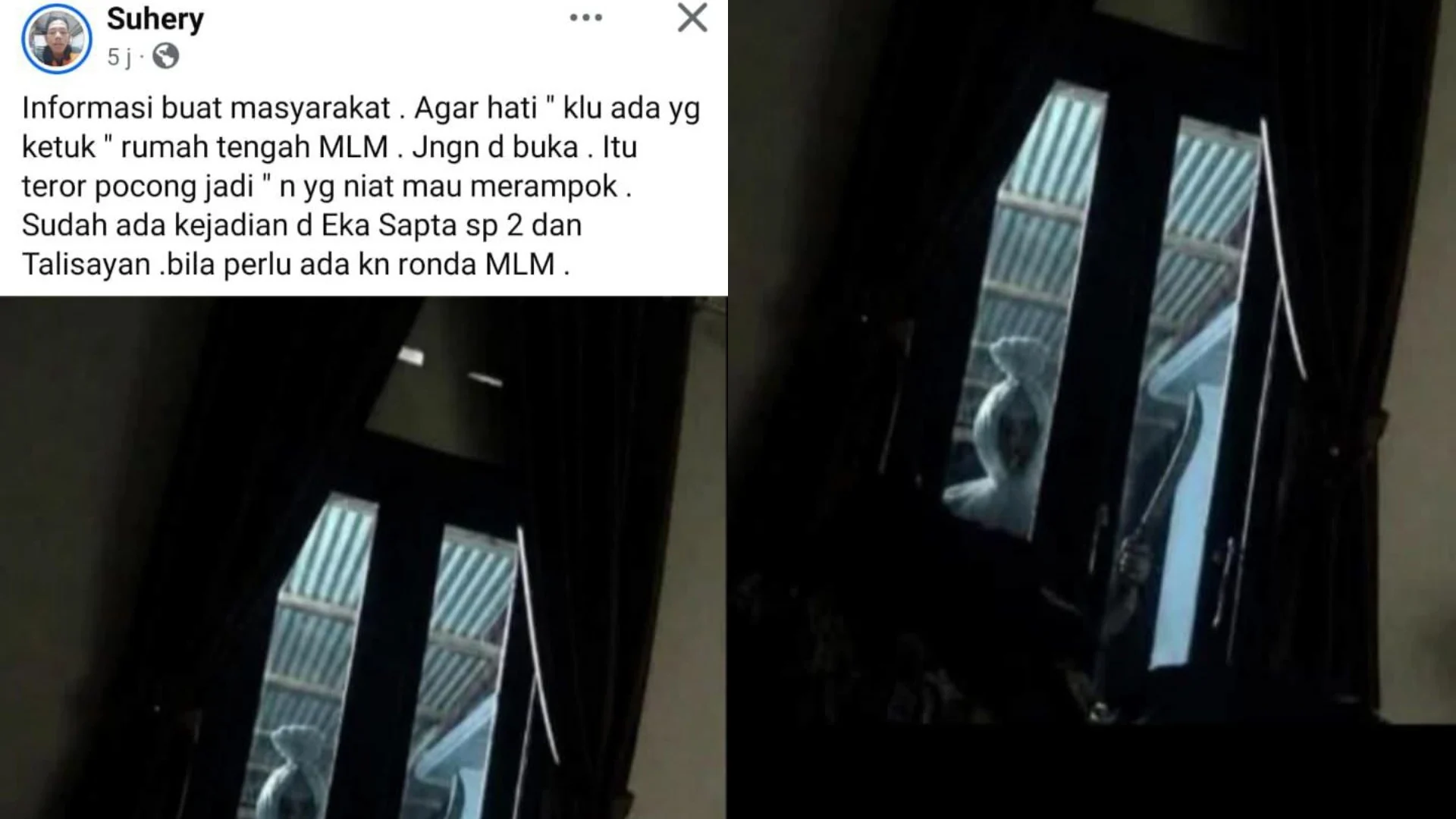 Hoaks! Polisi Pastikan Isu Pocong Viral yang Resahkan Warga Talisayan Tidak Benar