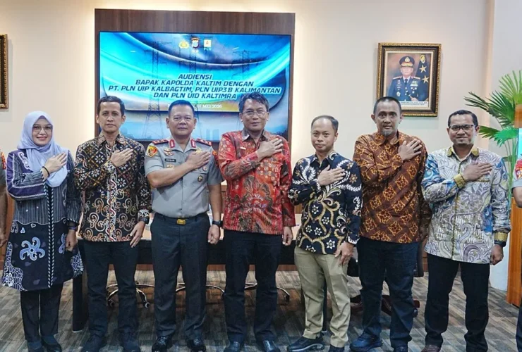 Perkuat Pengamanan Objek Vital Kelistrikan, PLN Grup Kaltimra Audiensi dengan Kapolda Kaltim