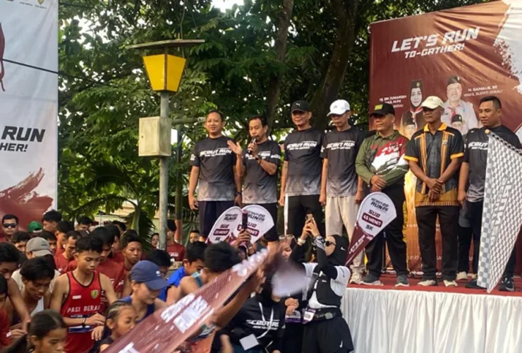 Buka Scout Run 2026, Wabup Gamalis: Jadi Ajang Promosi Wisata Berau ke Tingkat Nasional