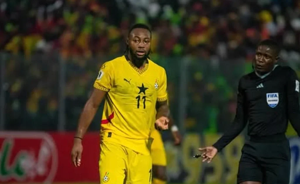 Antoine Semenyo saat membela Timnas Ghana (Instagram/@antoinesemenyo)