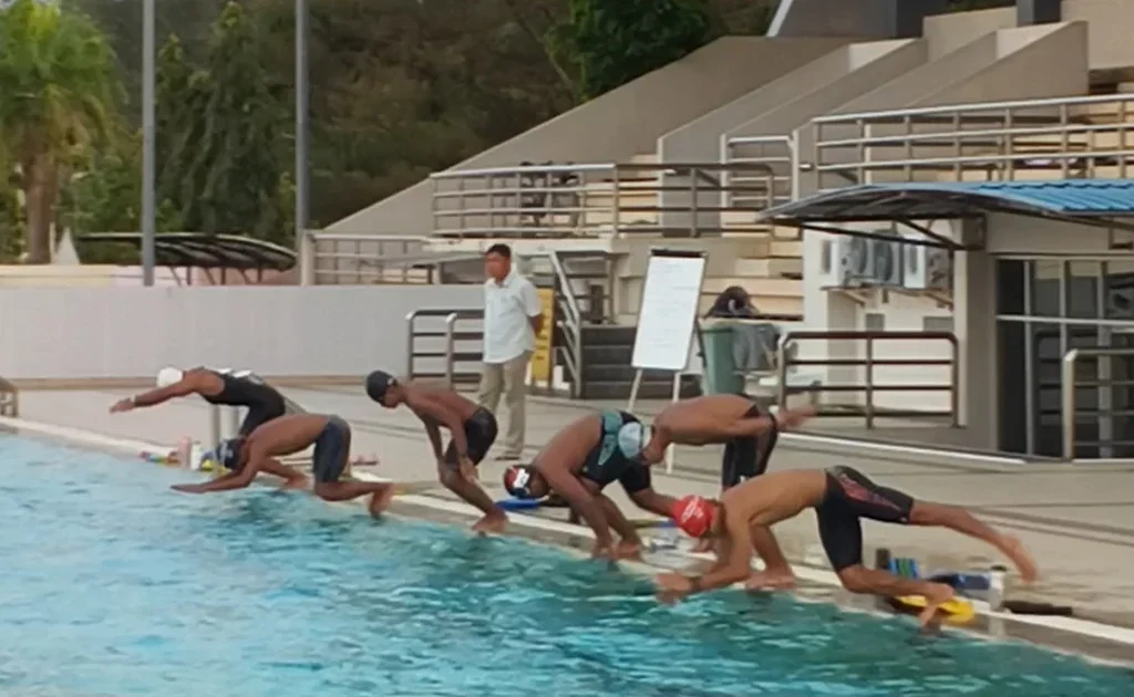 Atlet triatlon Berau saat melakukan latihan rutin (Ist)