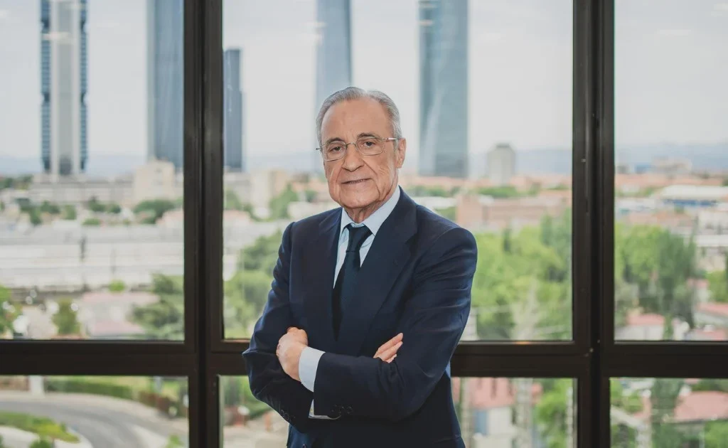 Presiden Real Madrid Florentino Perez. (x/@SeputarMadrid)